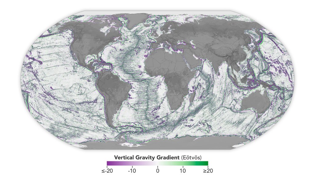 Map of seafloor features like abyssal hills in the Indian Ocean