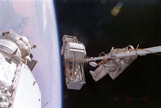  Mir-18 spacewalk 