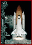Shuttle stack before launch