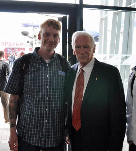 With Gene Cernan
                2013