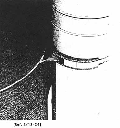 Attached structure between ET and SRB